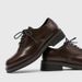 ShoeVault Square Toe Niche Derby Formal Fashion Commuting Small Leather Korean Style Trendy New Thick Sole Height Increasing Men's_vogvips.com