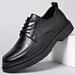 Leather Formal Wear 2026 Spring/summer New Business British Style Soft Soled Breathable Hollow Men's Casual Shoes_vogvips.com