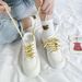 College Style Height Increasing White For Women, New Autumn Sponge Women's Versatile S, Thick Soled Board_vogvips.com