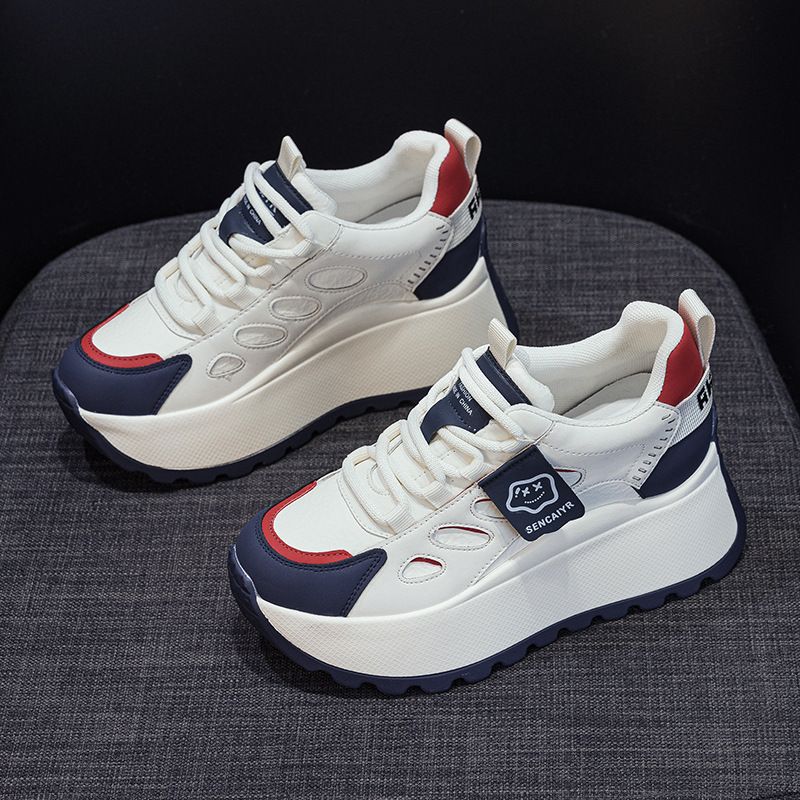 Daddy Shoes Women's Thick-soled Heightening Sports And Leisure Versatile Small Women's Shoes_vogvips.com