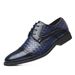 Suitable For All Seasons 2025 New Men's Casual Versatile Leather Fashion Patchwork Lace-up Large Size Single Shoes_vogvips.com