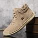 Hand-stitched Martin Boots Spring High-top Men's Shoes Men's New Casual Short Boots_vogvips.com