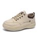 2025 Spring And Summer New Leather Face White For Women Korean Edition Versatile Women's Thick Soled Student Running_vogvips.com