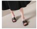 Fashion Slippers For Women Summer Outdoor Non-Slip Beach Shoes New Square Buckle Flat Casual Sandals Wholesale_vogvips.com