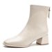 women's Martin Boots, 2025 Autumn And Winter New Model, With Back Zipper, Plush Lining, Square Toe, High_vogvips.com