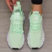 Women's Mesh Lightweight Soft Sole Jogging Strap Breathable Fashion Sports Walking Casual Tennis Flat Shoes For Men_vogvips.com