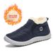 In Stock Winter With Fleece Lining, Warm Large Size Women's Shoes, Outdoor Cold-Resistant Northeastern Cotton Boots,_vogvips.com