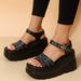 Fashion High Heels Metal Chain Sandals_vogvips.com
