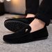 Lefu Korean Edition Trendy Men's Casual Low Top Cloth Lazy Man Fit Toe Bean Driving Shoes Anti Slip And Simple_vogvips.com