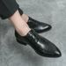 Unbeatable Quality British Men's Business Casual Leather Pointed Fashion Plus Size Formal Wear Nightclub Hairstylist Trendy Shoes Men_vogvips.com