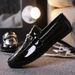 Men's Slip-On Loafers – Style Shine Leather Shoes (Lazy & Professional)_vogvips.com