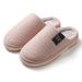 Lidani Cotton Slippers Men's Home Use Autumn And Winter Anti Slip 2025 New Indoor Warm Woolen Dragging For Women_vogvips.com