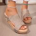 New Vintage Platform Sandals For Women Fish Bill Muffin Slippers_vogvips.com