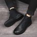 Men's Leather Martin Boots Leather High-top Casual Tooling Shoes Mid-top Leather Shoes_vogvips.com