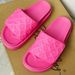 Trendy Flat Slippers For Women Summer New Fashion Embossed Solid Color Thick Sole Indoor Outdoor One-Strap Shoes_vogvips.com