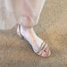 Sheepskin Version~Fairy-style Open-toe Sandals For Women, French Minimalist Low-heeled Versatile Commuter Roman Shoes_vogvips.com