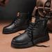 European Warm Series Martin High Top Work Autumn Winter New Sports Wear-resistant Casual Outdoor Hiking Shoes Waterproof Men's Boots_vogvips.com