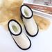 26ss U Winter New Home Fleece-Lined Trendy Cotton Candy Transparent Children's Snow Waterproof Non-Slip Warm Thick-Soled Kids_vogvips.com