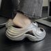 Women’s Shoes Ant Love Spring And Summer New Fashion Trend Women's Thick Soled Heightening Outdoor Wear Laser Sandals Flip Flops_vogvips.com