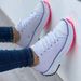 casual For Women Round Head Canvas Solid Color Low Top Large Size S Shoes_vogvips.com
