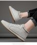 Invisible Mid-top Heightening Shoes Men's Breathable British Style Sot Sole Inner Heightening Men's Shoes Sports And Leisure Board Shoes_vogvips.com