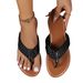 New Casual Braided Solid Color Slip-on Slippers For Women_vogvips.com