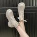 Women's Chunky Sole Winter Boots With Faux Fur Lining, Round Toe Lace-Up Ankle Boots For Casual Wear Boots Snow Boots Ankle Boots_vogvips.com