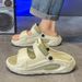 New Men's Slippers Summer Outdoor Driving Sports Plus Size Sandals With Thick Sole, Increased Height, Anti Slip, And A_vogvips.com
