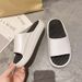 4CM Thick Soled Women, Summer Stay At Home, Indoor Anti Slip, Dual Color Sports Cool EVA, With A Feeling Of Stepping On_vogvips.com