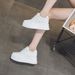 White For Women 2025 Autumn Thick Sole Height Increasing Red Wedding Festive Shoes Sports Casual Small Size Sneakers_vogvips.com