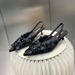 2025 Summer New Silk Satin Low Heel Pointed Closed Toe Fashion Commuter Mules Shoes Women_vogvips.com