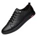 Men's Shoes Casual Leather Shoes Low-top Shoes Lace-up Board Shoes Men_vogvips.com