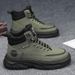 European Warm Series High-top Shoes Autumn Winter New Outdoor Work Safety Men's Sports Casual Wear-resistant Thick-soled Martin Boots_vogvips.com