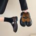 Round-toe Thick-soled Women's Leather Sho, 2025 New Spring-summer French Retro British Style Japane JK Mary Jane_vogvips.com