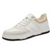 Men's Shoes Casual Shoes Men's British Style Soft Sole Breathable White Shoes Sports Shoes Board Shoes_vogvips.com