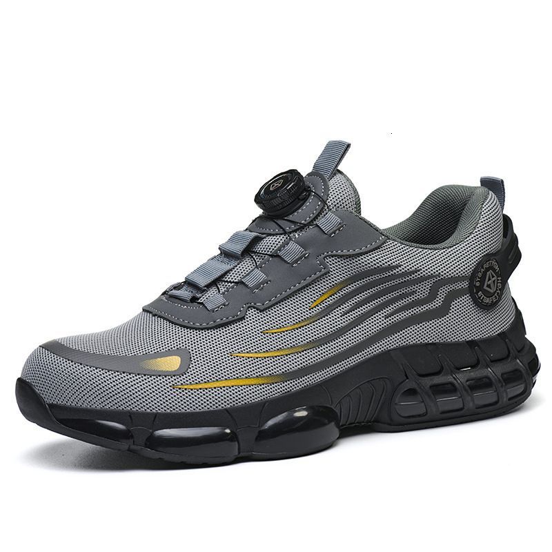 Mens Fashion Rotary Buckle Athletic Sneakers No Tie Design Durable Non Slip Outsole For Daily Commute And Outdoor_vogvips.com