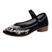 Embroidered Hanfu Forest Women's Shoes, Square Dance Shoes_vogvips.com