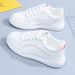 Flat Leather Shoes 2022 Summer New Breathable Ulzzang Korean Style Durable White Sneakers For Women Trendy Mixed Batch_vogvips.com