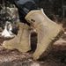 Outdoor High-top Boots Men Anti-slip Shock-absorbing Thick-soled Ankle Boots Men Durable Comfortable Breathable Casual Shoes Men_vogvips.com