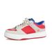 Mandarin Duck Women's Rainbow Spring Little White Internet Red Casual Board Shoes Color Blocking Leather Surface_vogvips.com