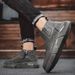 European Warm Series Autumn Winter Fashion Trend Martin Men's Slip-On Thick-Soled Boots British Style Youth High-Top Leather Shoes_vogvips.com