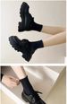 Thick-soled Small Leather Shoes, Women's New Year's Skirts, Single Shoes_vogvips.com
