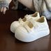 Big Head White Shoes Women's Mary Jane Women's Shoes Single Shoes Platform Heightening Velcro Sandals_vogvips.com