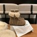 Height Increasing Genuine Leather Wool Snow Boots For Women, Winter Cotton Shoes With Added Fleece_vogvips.com