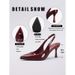 Women’s Shoes Simple Versatile Patent Leather High Heels Empty Back Elegant Sexy Party Dance Pointed Stiletto Sandals_vogvips.com