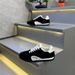 "Sanshang" New Thick-Soled Solid Color Leather Patchwork Sports Shoes, Breathable, Odor-Resistant, Sweat-Proof,_vogvips.com