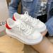 White Shoes Women, Summer New Breathable Fashionable Hollow Out Women's Mesh Board Shoes, Sports And Leisure For_vogvips.com