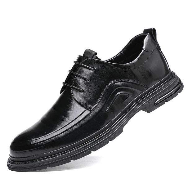 New autumn business formal wear, top layer cowhide, British style trendy 's shoes, leather high-end single shoes for_vogvips.com