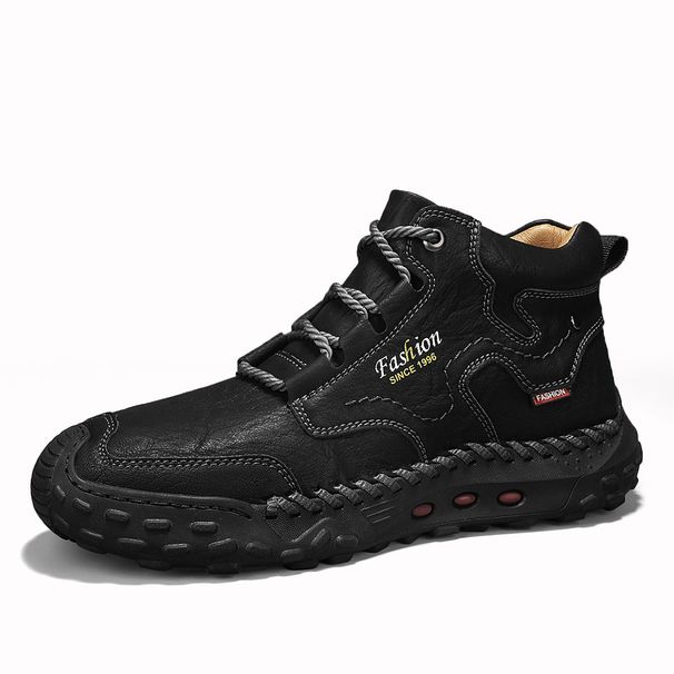 High-Top Men's Shoes For Autumn, Sports, Work, Waterproof, Slip-Resistant, Wear-Resistant, Soft Sole, Extra-Large Work A_vogvips.com