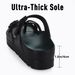 Crestar Women Platform Sandals Fashion EVA Insole Clogs With Arch Support Adjustable Buckle Slippers Outdoors Non-slip Sandals_vogvips.com